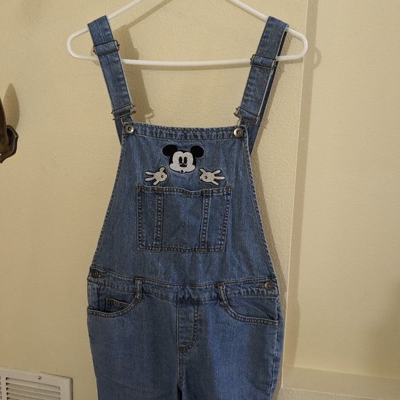 Disney Mickey & Co. Collection x Forever 21 Denim Ombre Overalls Size Small - Picture 1 of 5